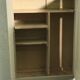 Old wooden medicine cabinet