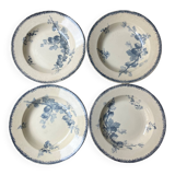 4 deep plates Sarreguemines redcurrants