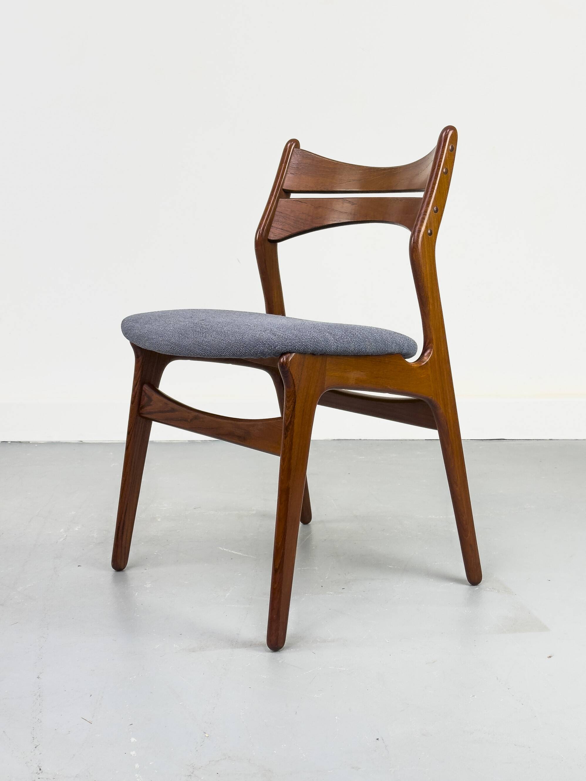 6 Danish Teak Dining Chairs by Erik Buch for Chr. Christensens, 1960s