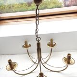 Brass chandelier