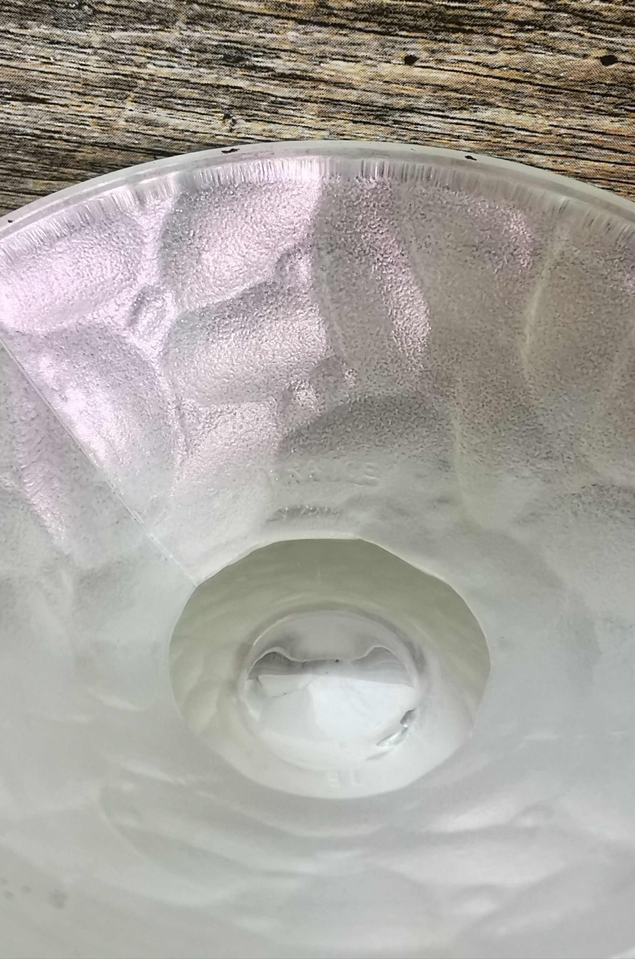 Fruit cups/iridescent glass ice
