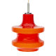 Red Glass Pendant Lamp for Peil & Putzler