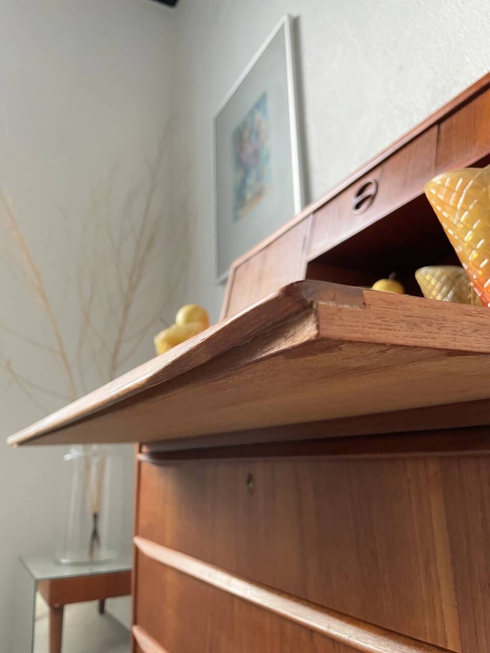 Danish teak secretary from the 60s