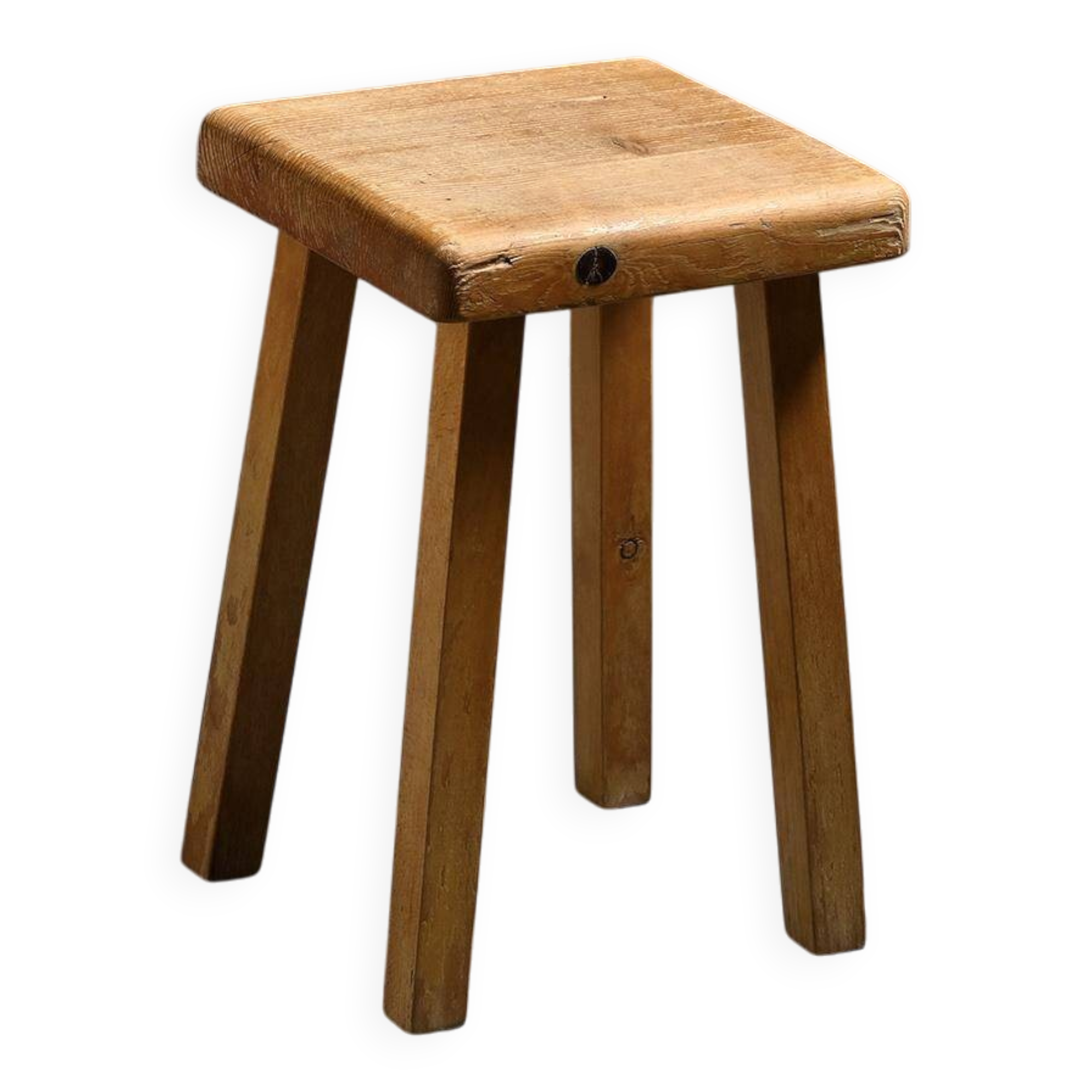 Tabouret vintage par Charlotte Perriand, Les Arcs, France