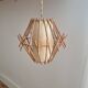 Vintage rattan pendant light