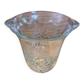 Champagne bucket chiller crescendo glass mould decor grape wine