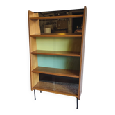 Bibliothèque moderniste en bois attribuée à Pierre Guariche - 50/60's