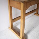 Beech desk or console from around 1930.