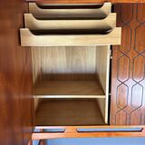 Midcentury Swedish Scandinavian sideboard cabinet by David Rosen model Napo