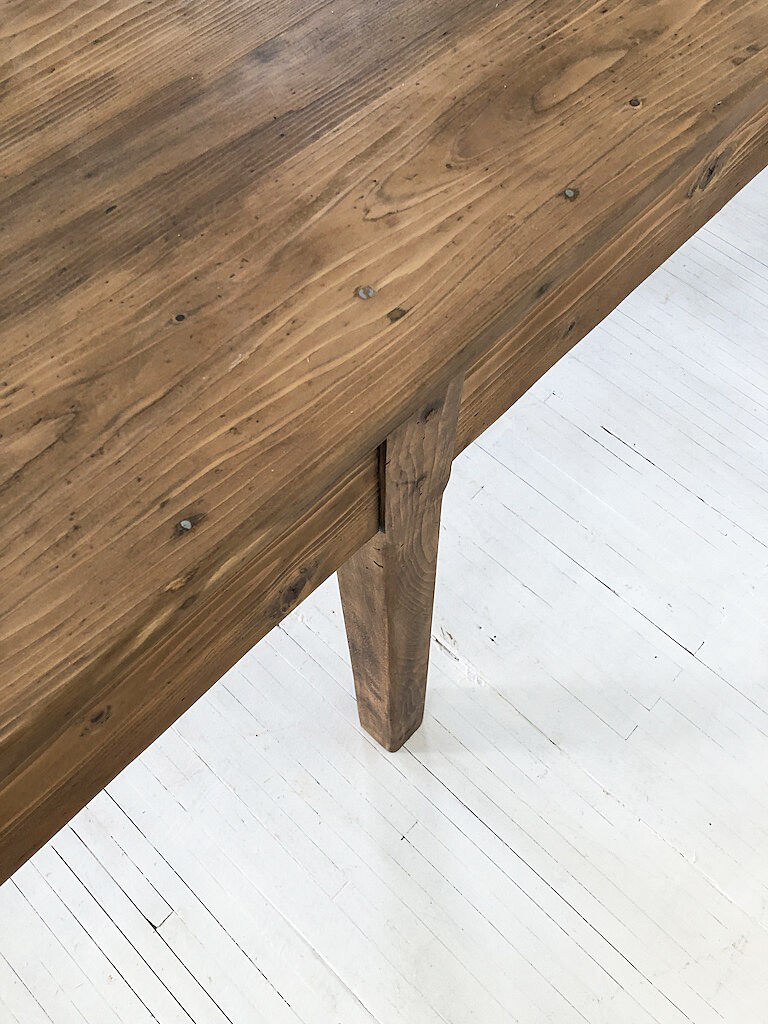 Pine farm table 4m