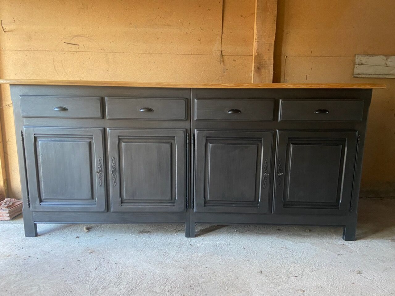 Solid wood tub restyled