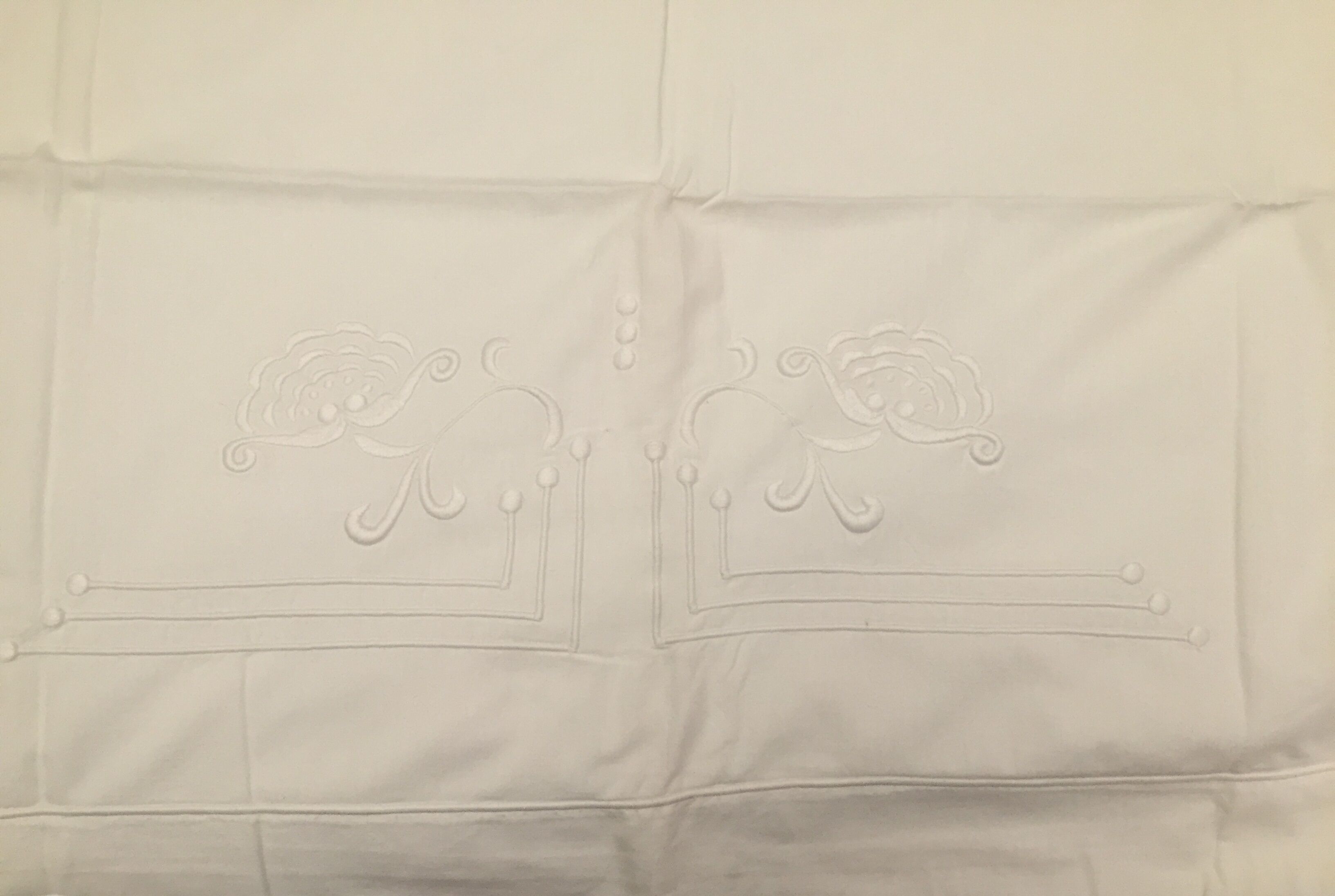 Drap ancien en coton