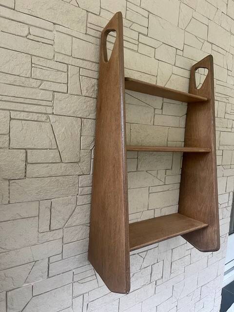 Pierre Cruège wall bookcase for Formes editions - France 1950