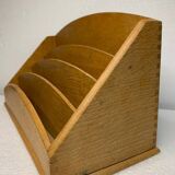 Old wooden mail holder 4 compartments