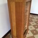 Light oak curtain binder
