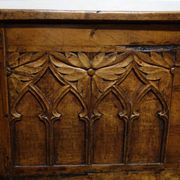 Rustic Neo-Gothic Chest, Mid-18th Century
