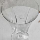 Old wine glass in baccarat crystal model art deco ht 14,5 cm
