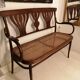 Bent wood bench