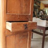 Armoire basse en chêne