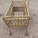 Wicker baby bed