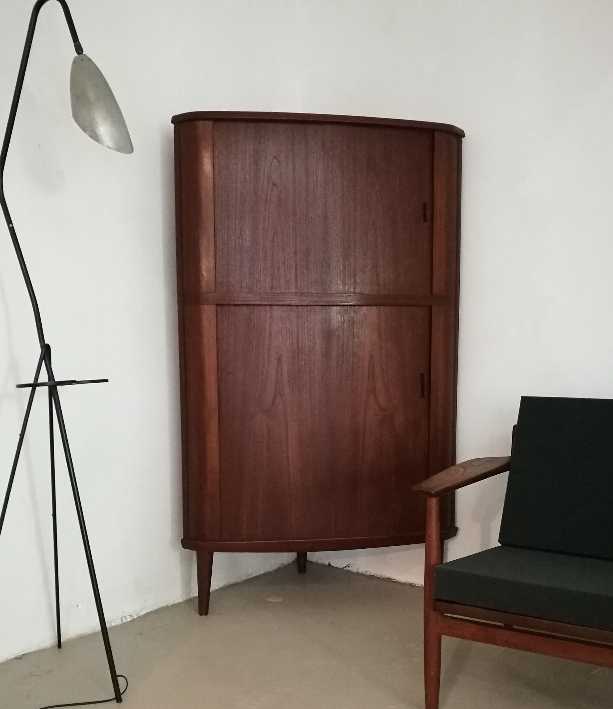 Furniture corner cabinet Scandinavian Skovmand and Andersen