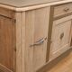 Art deco buffet in solid oak and ochre.