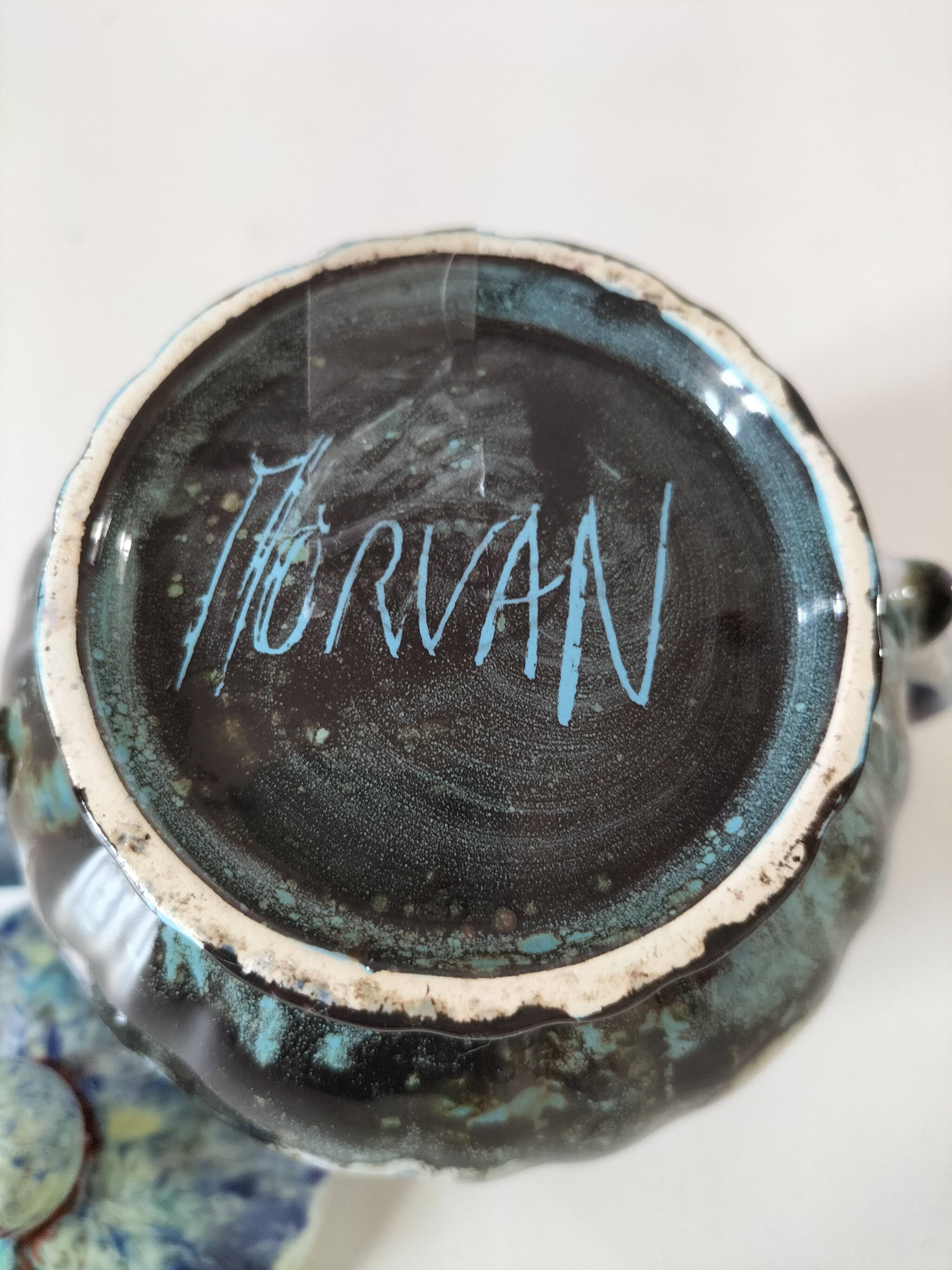 Sugar bowl Gaston Gaubier - Morvan 1960s