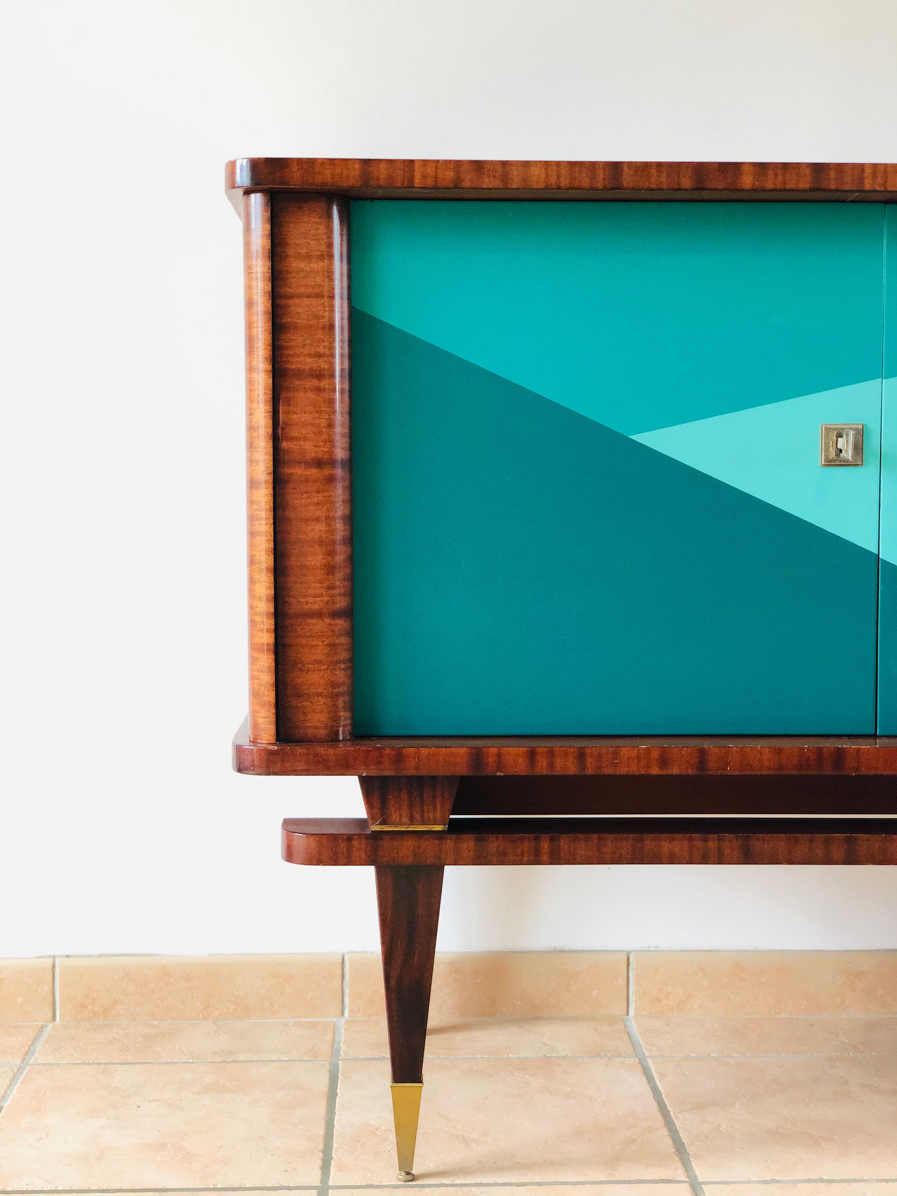 Vintage graphic sideboard 1960