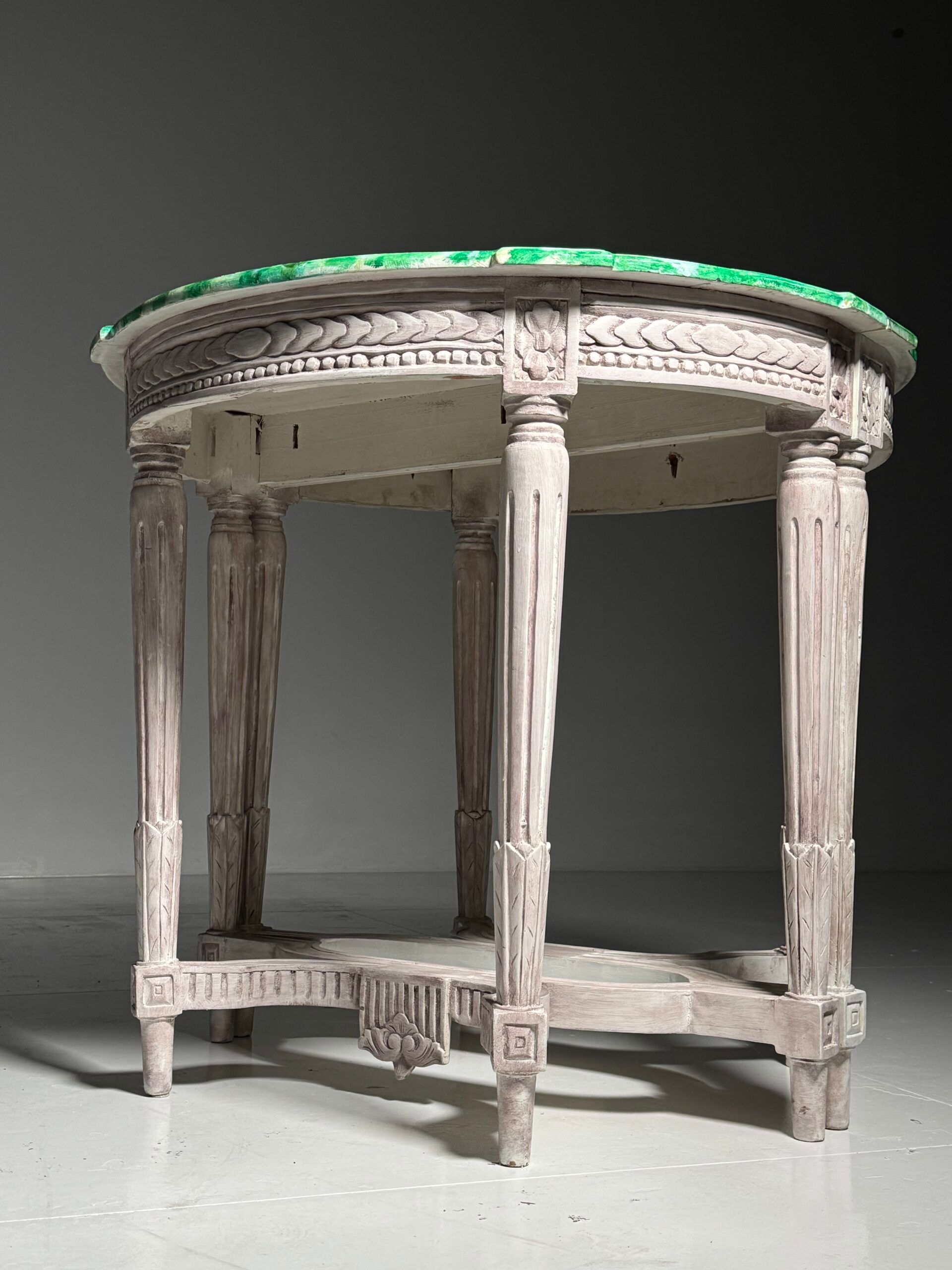 Set of 2 Louis Seize style side tables