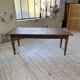 Table de ferme chêne 1950 pieds fuseaux