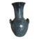 Accolay pottery Yonne - Double handle woven vase - Blue-grey glazed stoneware