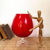 Large coupe vase from Empoli, Italy - 1950s