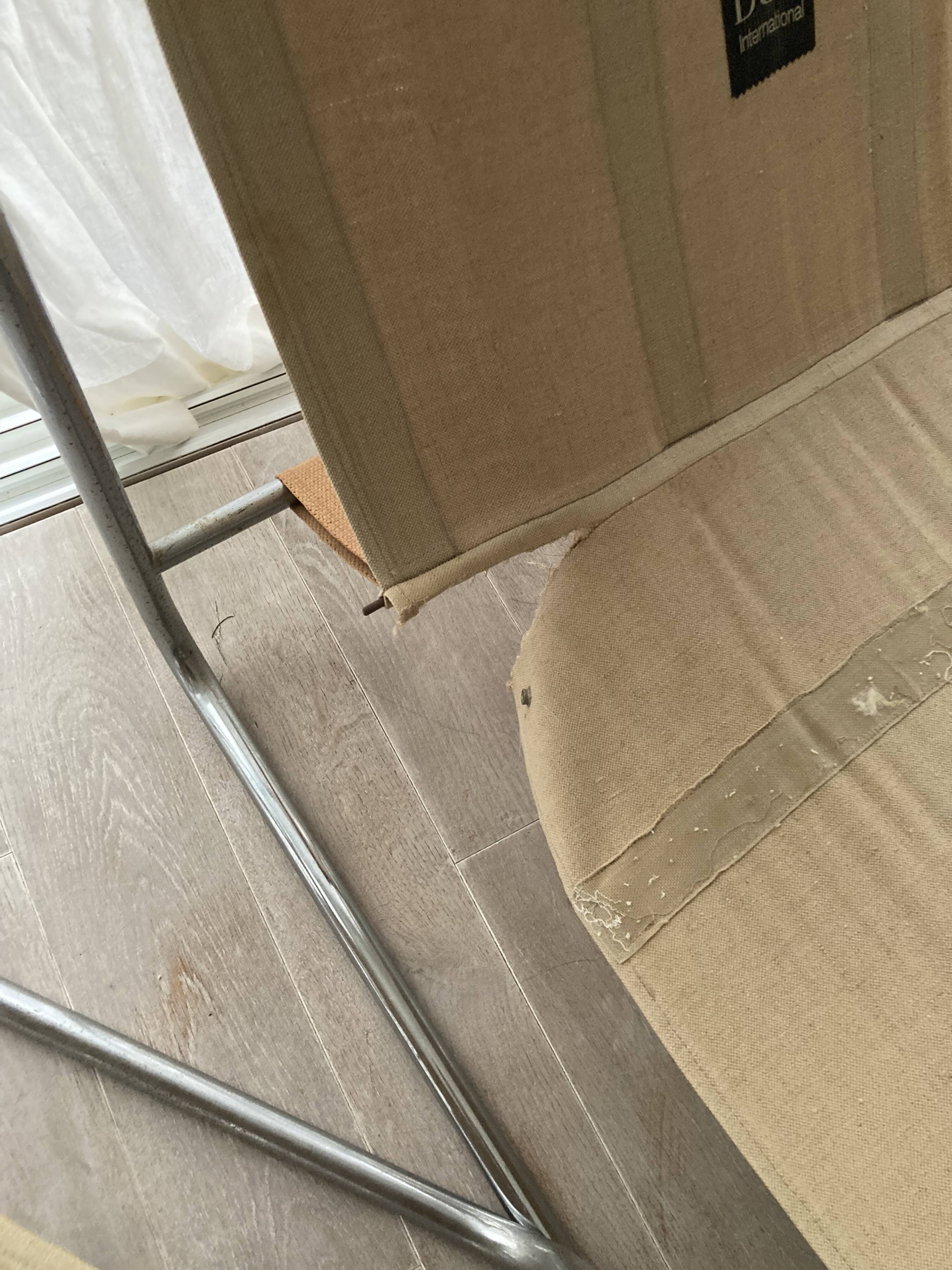 Pair of vintage lounge chairs DUX International from the 60s-70s.