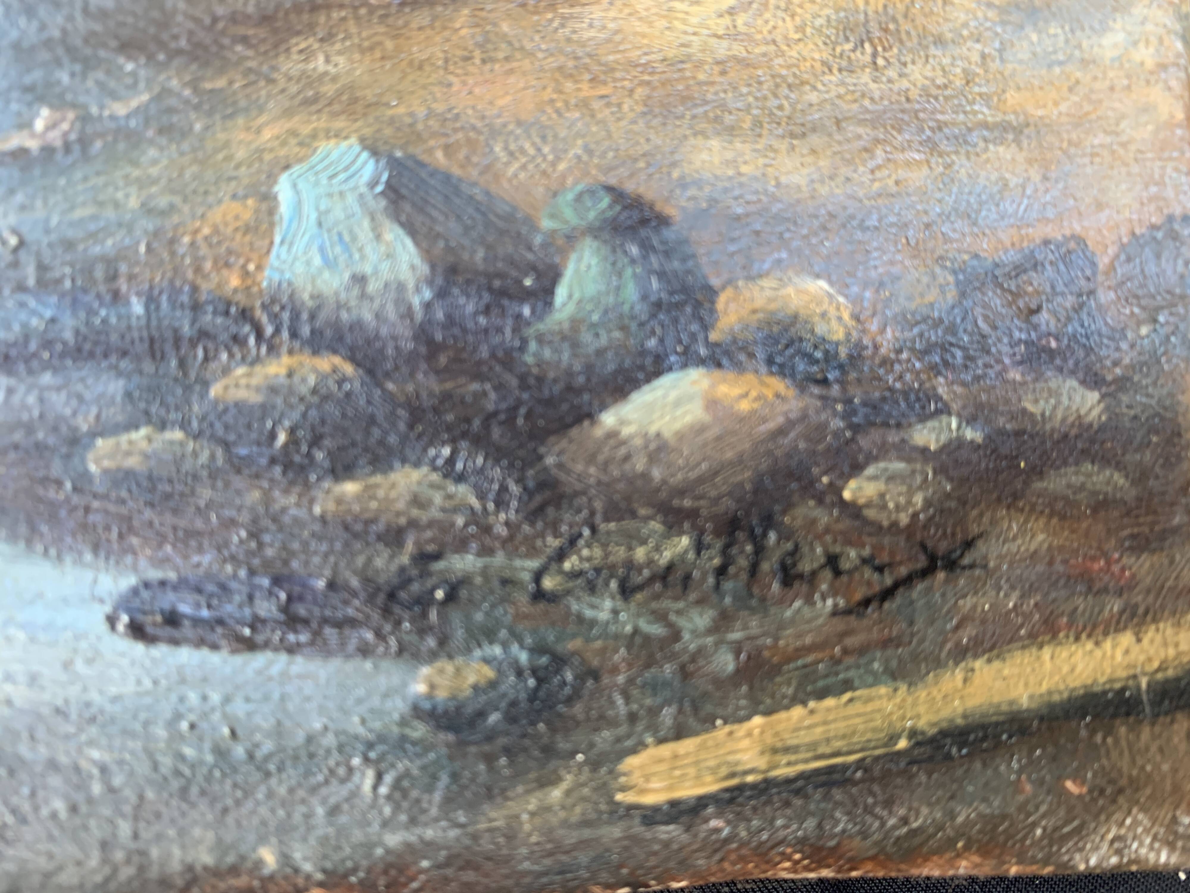 Beautiful painting Marine E. Guilleux