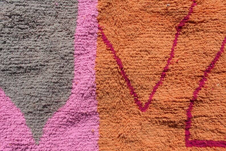 Colourful Moroccan wool rug 250cm x 150cm
