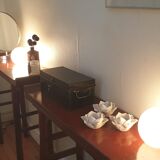 2 vintage ball lamps