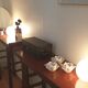 2 vintage ball lamps