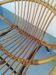 Pair of rattan basket armchairs