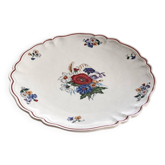 Sarreguemines Agreste serving dish Ø30 cm quiche tart cake earthenware