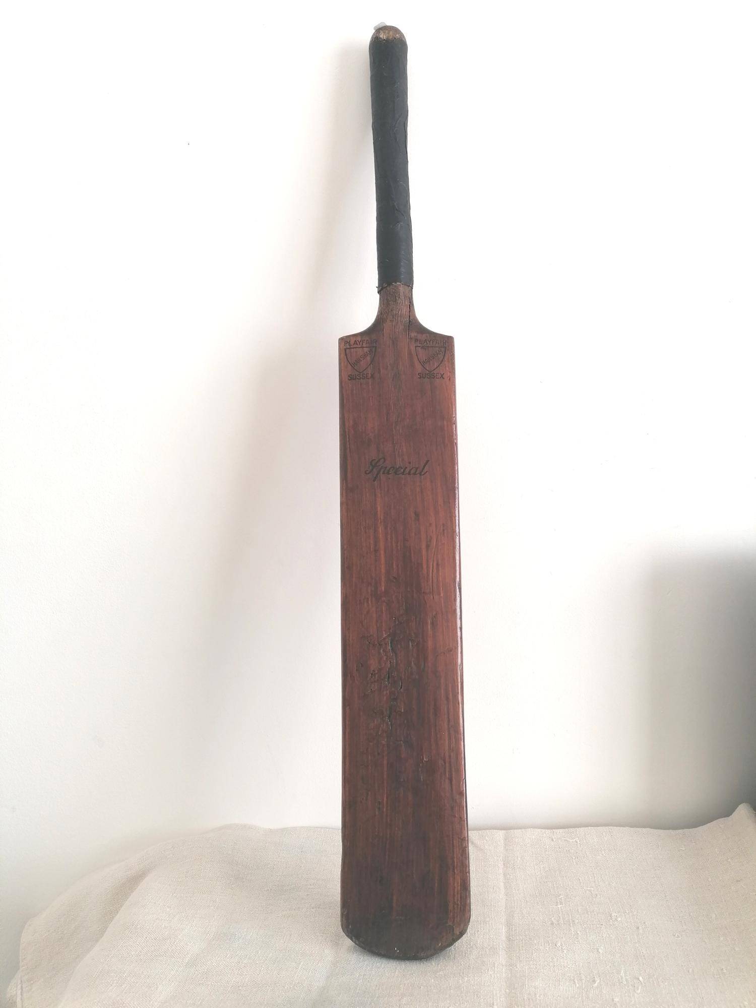 Old english cricket bat