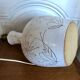 Pied de lampe en céramique émaillée  vintage