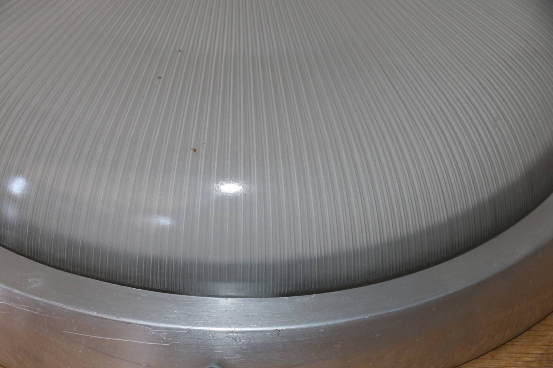 Applique, plafonnier en verre holophane XXL