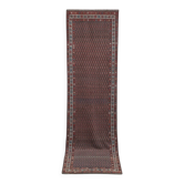 Vintage Turkish hallway rug 117x410 cm