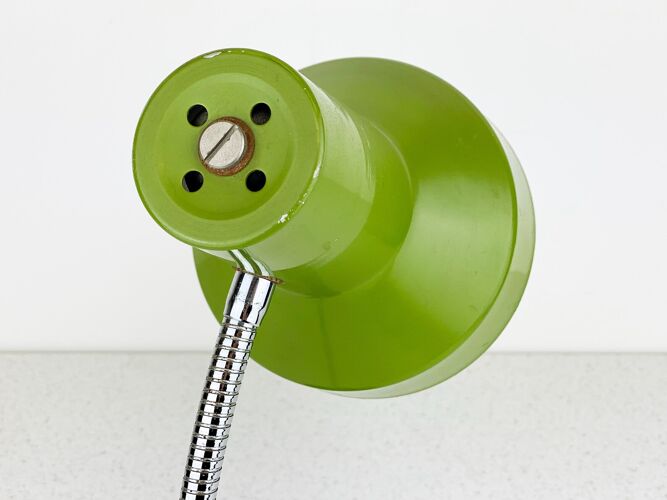 Lampe de bureau vert col de cygne  lampe de table