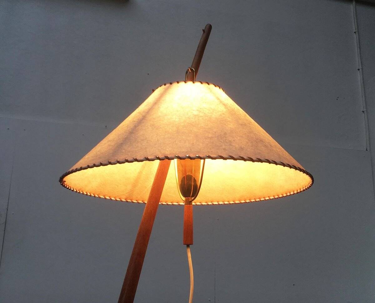 Mid-century Dornstab floor lamp by A. Pöll for Kalmar