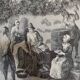 Large vintage decorative panel
