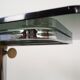 Glass coffee table, Italian design, 1970s, manufactured by Allegri