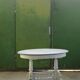 Table basse de salon de forme ovale, années 1800