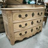 Louis XIV style solid cherry chest of drawers
