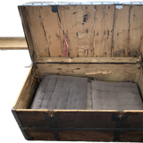 Coffre de voyage en bois